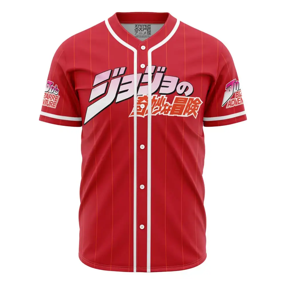 Golden Wind Squad Jojo’S Bizarre Adventure Baseball Jersey Image