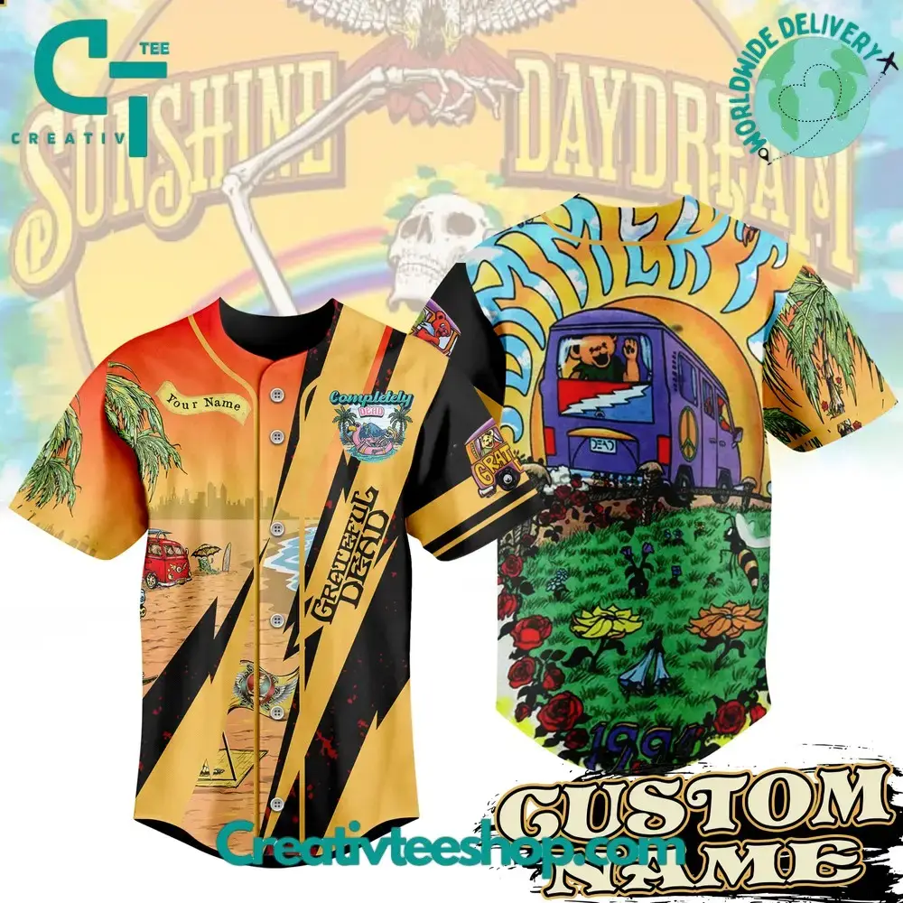 Grateful Dead Sunshine Daydream Baseball Jersey Image