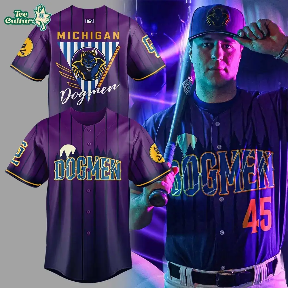 Great Lakes Loons Michigan Dogmen Wilson Baseball Jersey Image