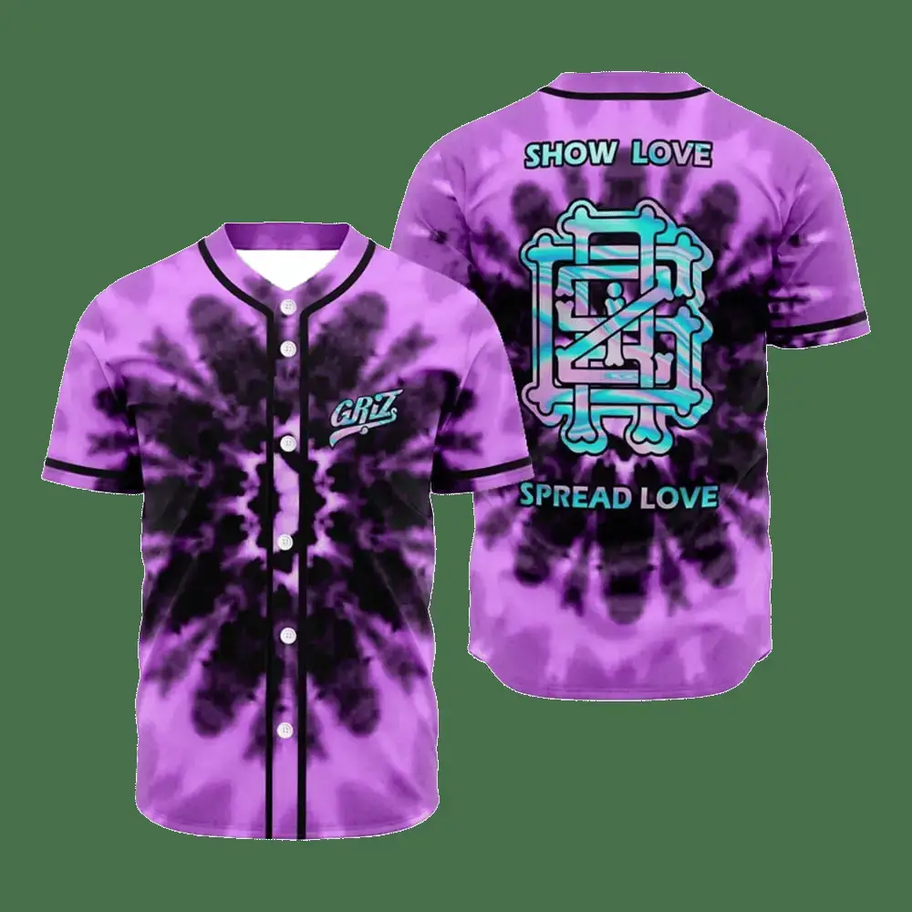 Griz Merch Griz EDM Baseball Jersey Gifts For DJ Fans Image