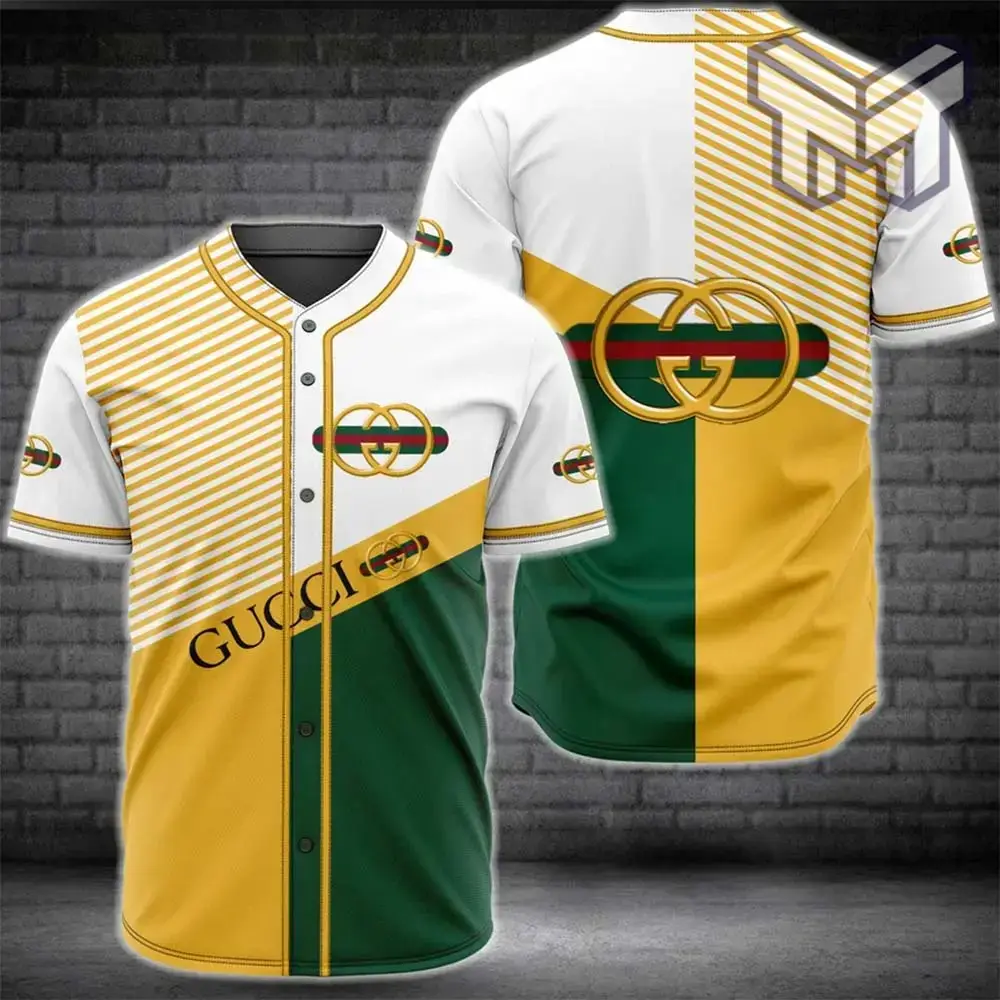 Gucci Baseball Jersey Shirt Luxury Clothing Clothes Sport Outfit For Men Women Hot Image