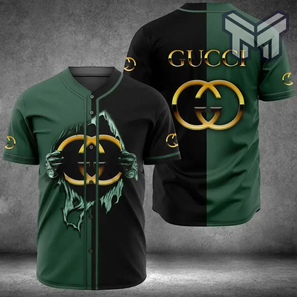 Gucci Black Baseball Jersey Shirt Luxury Clothing Clothes Sport For Men Women Hot Type06 Image