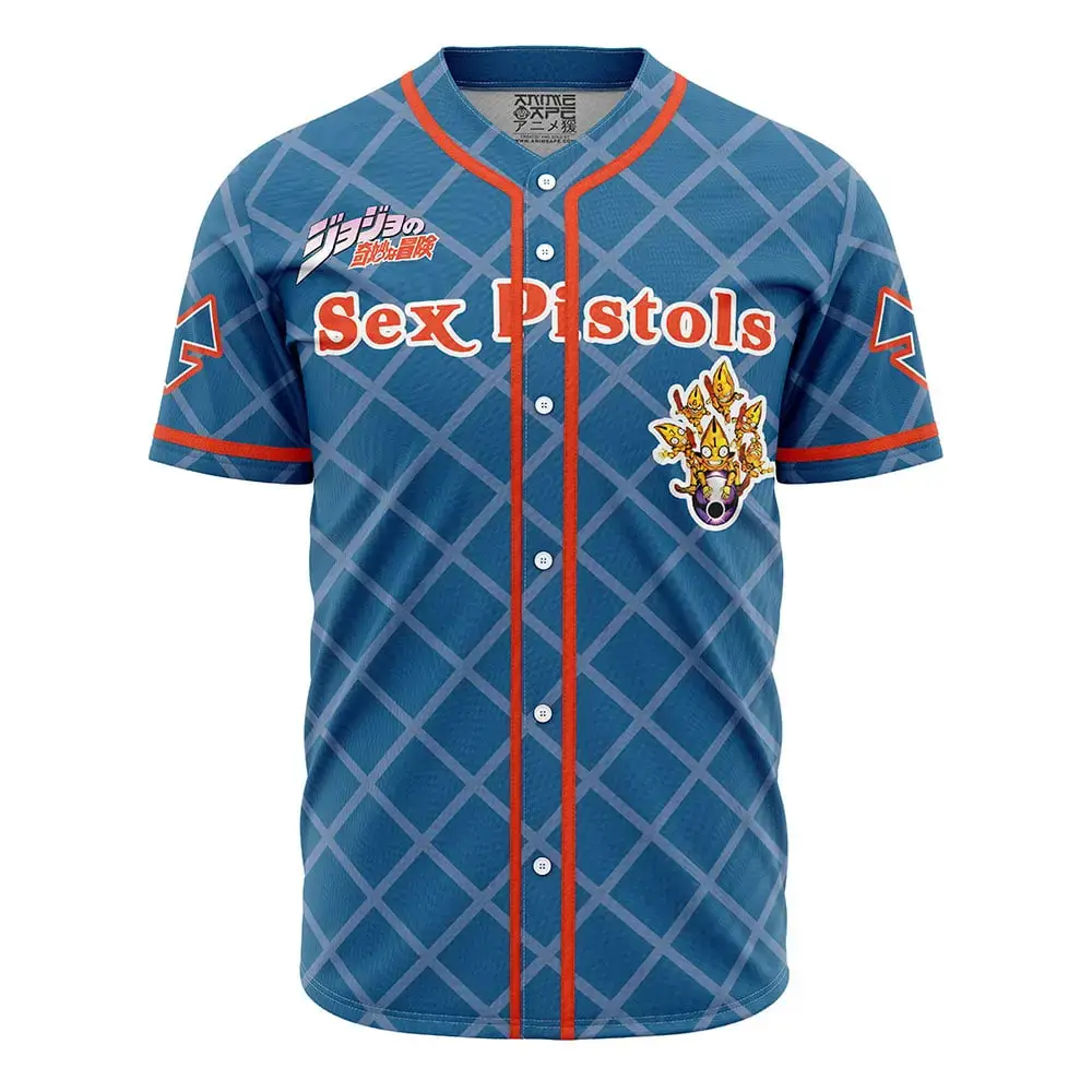 Guido Mista Six Bullets Jojo’S Bizarre Adventure Baseball Jersey Image