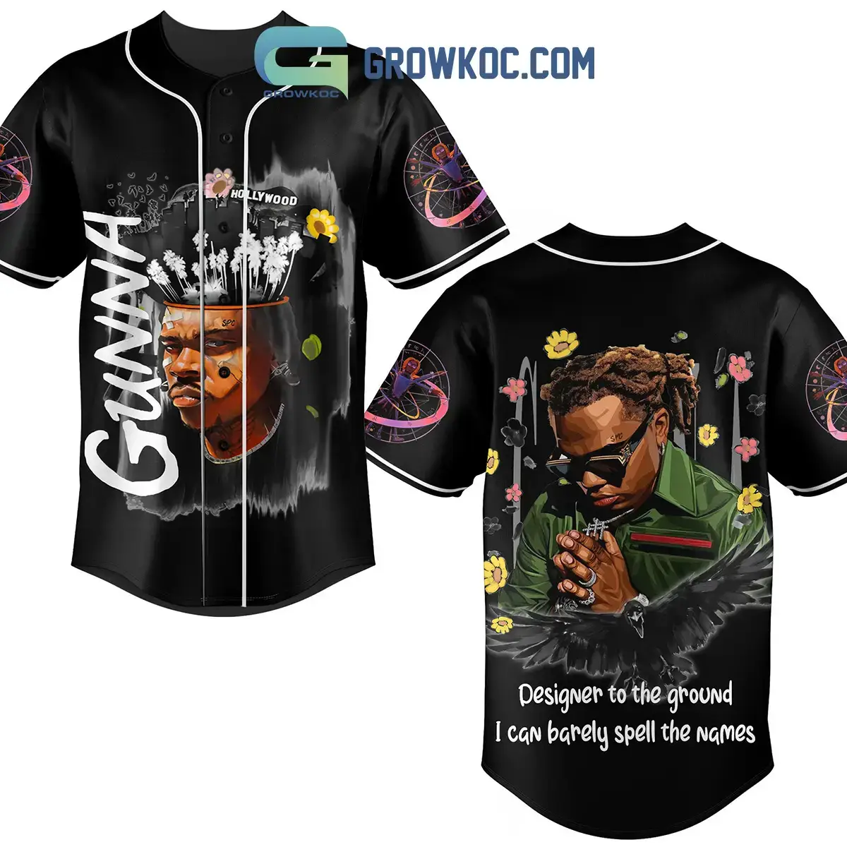 Gunna Designer To The Ground I Can Barely Spell The Name Baseball Jersey Image