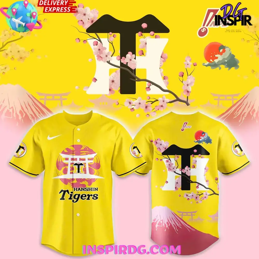 Hanshin Tigers Fuji Mount 2025 Baseball Jersey Image