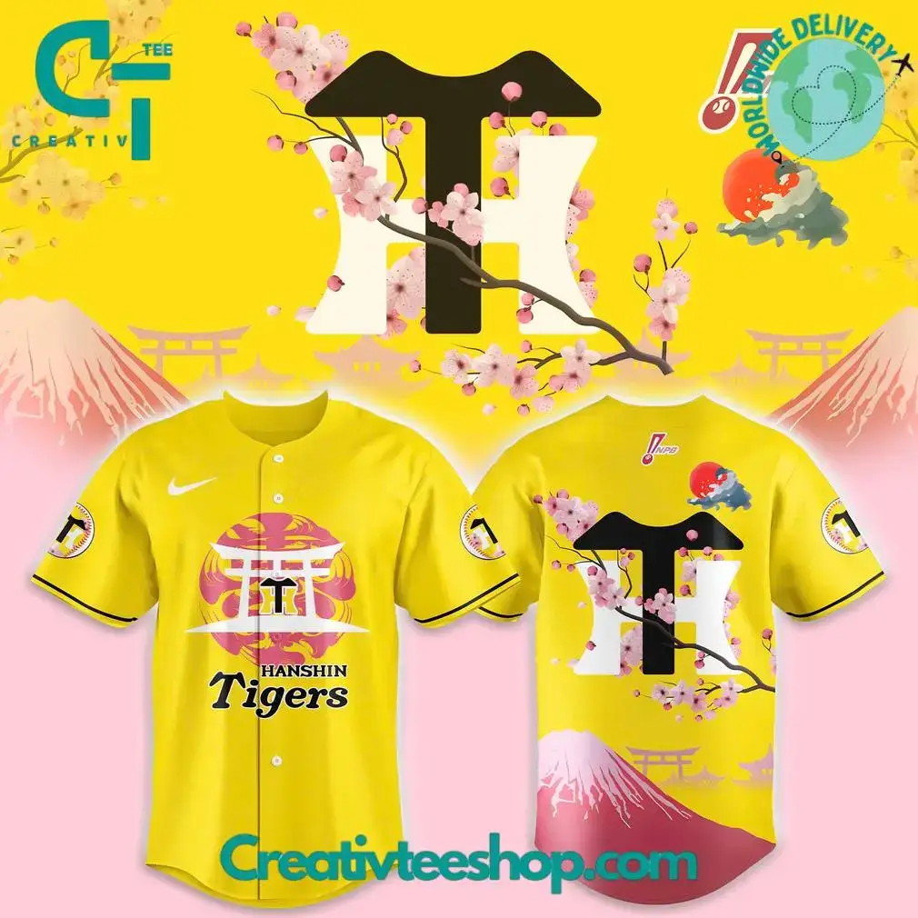 Hanshin Tigers X Fuji Mount Special New Baseball Jersey Image