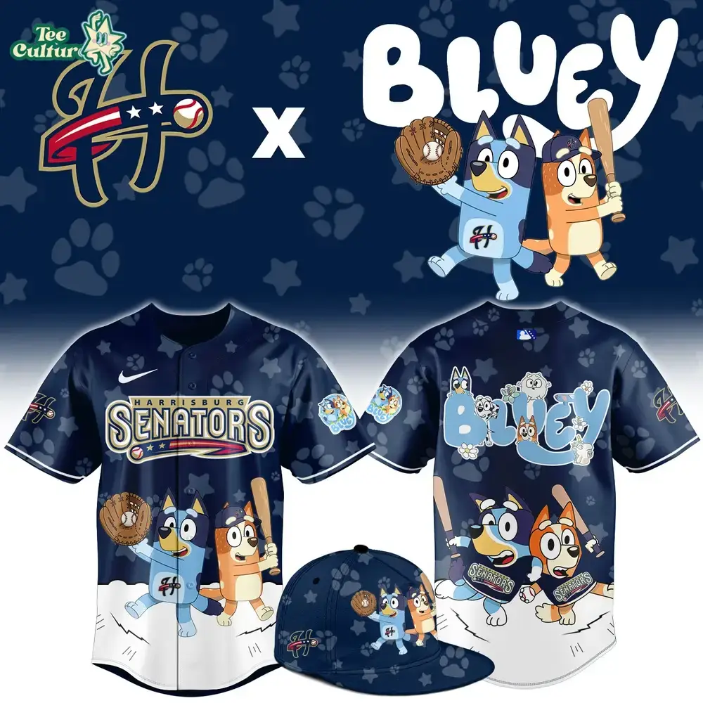 Harrisburg Senators Bluey Night Game Limited Jersey Image