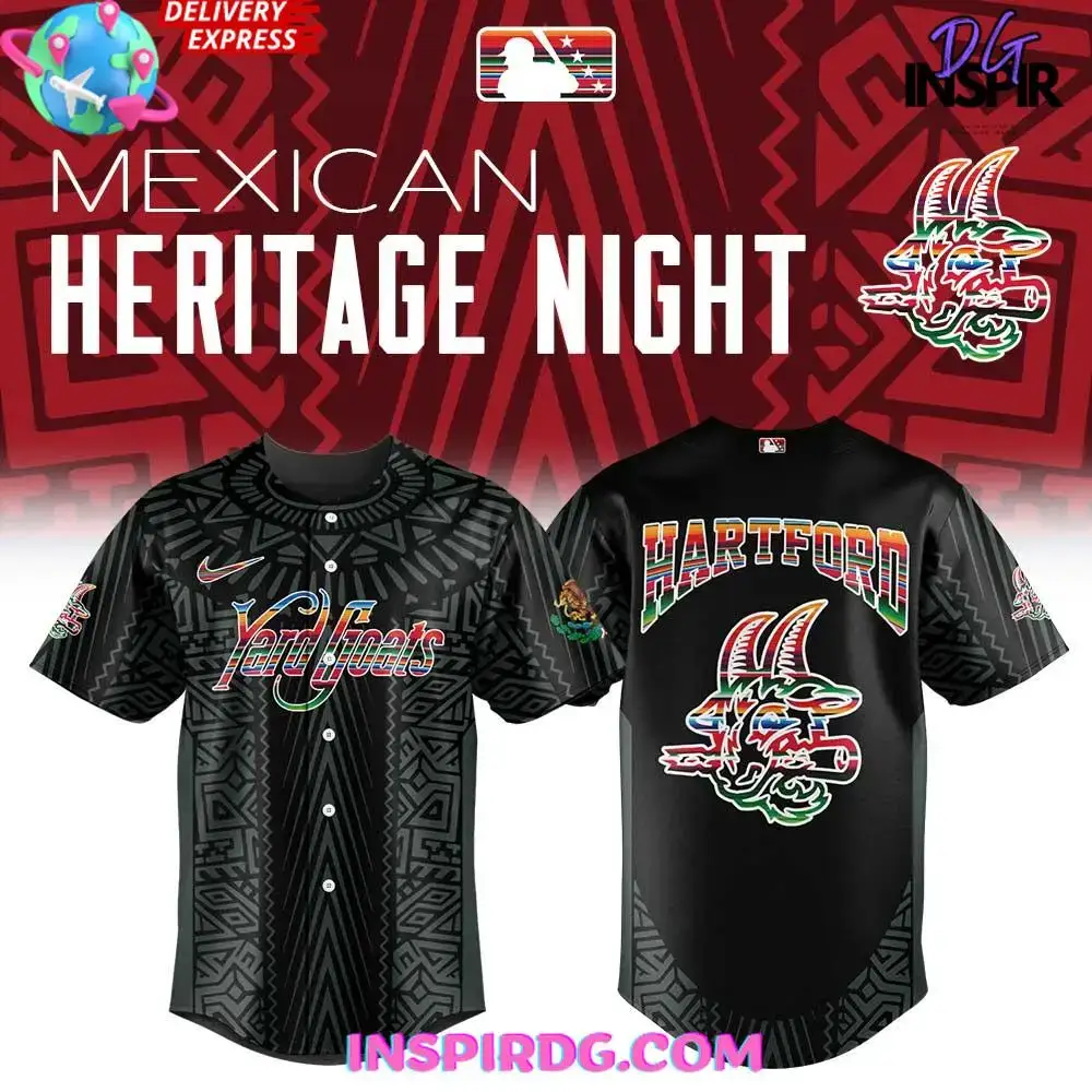 Hartford Yard Goats Mexican Heritage Night Special Baseball Jersey Image