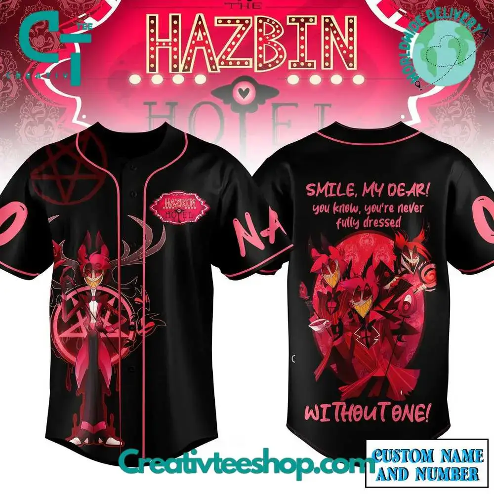 Hazbin Hotel Movie Series Baseball Jersey Image