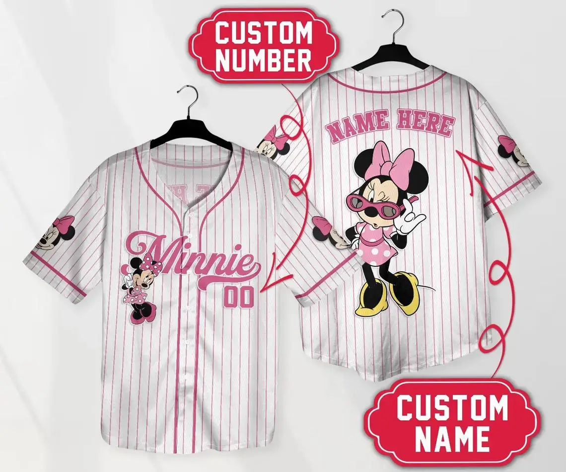 Hello Kitty Baseball Jersey Custom Name Hello Kitty Baseball Shirt Chibi Kitty Jersey Hello Kitty Lover Hello Kitty Shirt Gifts Image