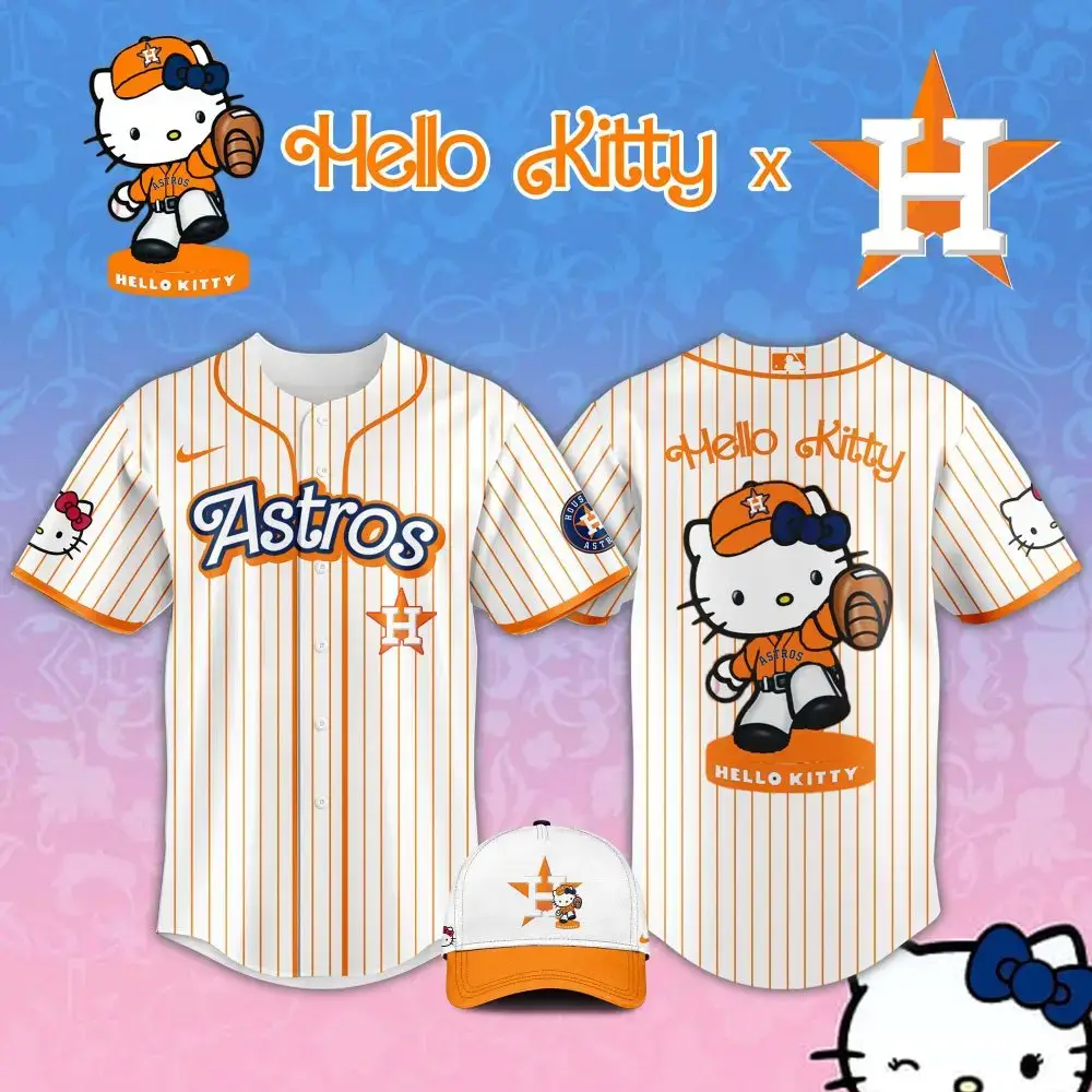 Hello Kitty X Astros Jersey – Limited Edition Fan Gear Image