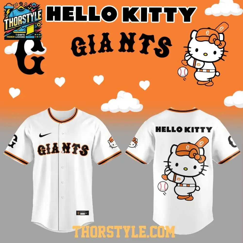 Hello Kitty Yomiuri Giants 2025 The New Wind Baseball Jersey Image