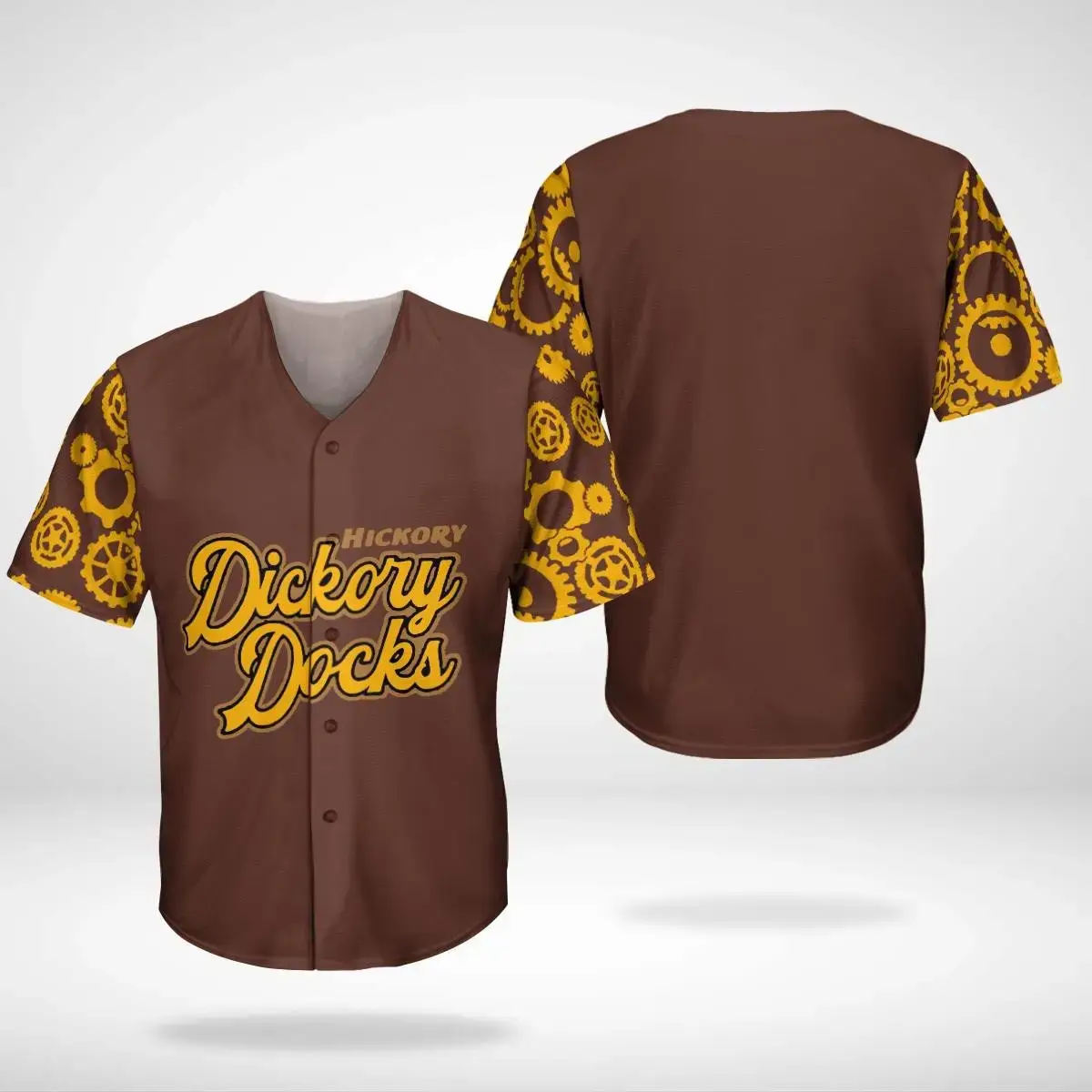 Hickory Crawdads Hickory Dickory Docks Baseball Jersey Image