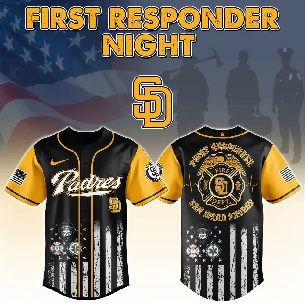 Honor Heroes: Padres First Responder Night Jersey – Limited Edition Image