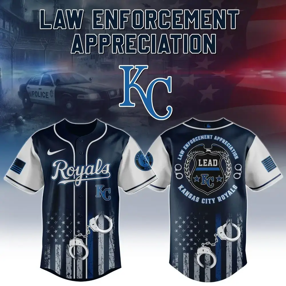 Honor Law Enforcement: Kansas City Royals Jersey - Perfect Gift For Fans Image
