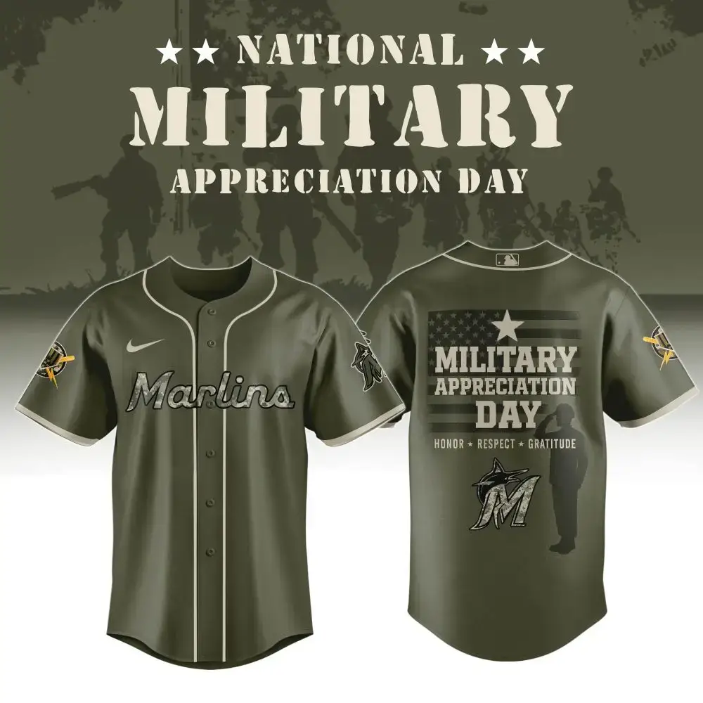 Honor Our Heroes: Limited Edition Military Appreciation Day Baseball Jersey Image