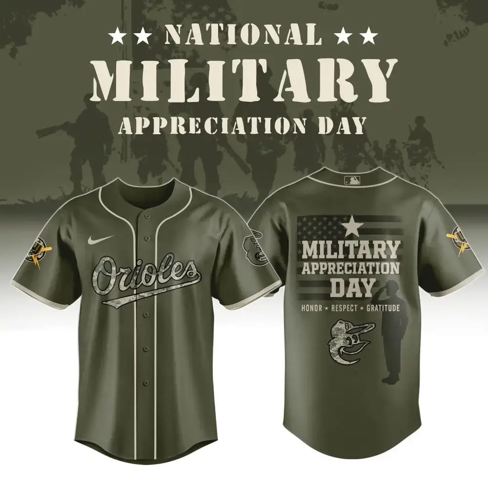 Honor Our Heroes: Orioles Military Appreciation Jersey - Show Support With Style! Image