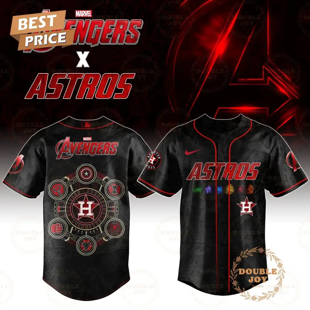 Houston Astros 2025 Marvel Avengers Night Limited Edition Baseball Jersey Image