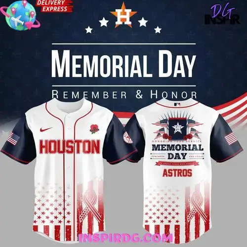Houston Astros 2025 Memorial Day Special Baseball Jersey Image