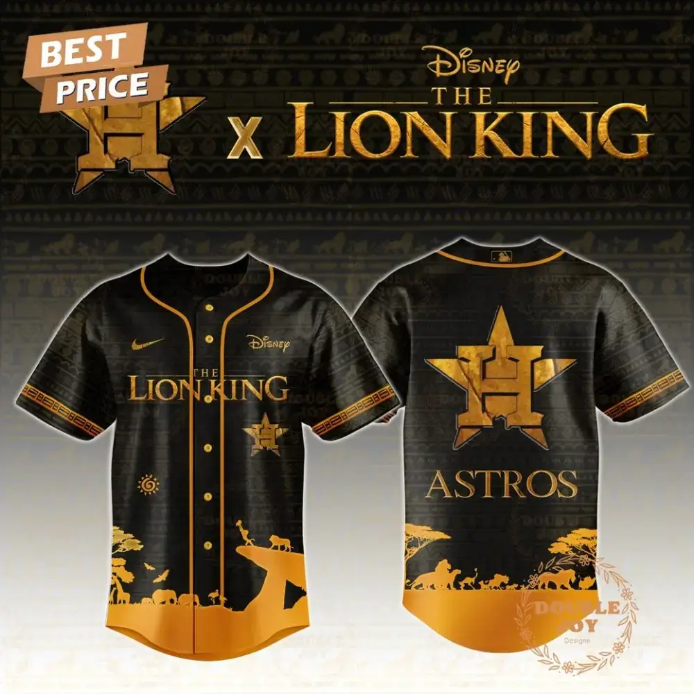 Houston Astros 2025 The Lion King Limited Edition Baseball Jersey Image