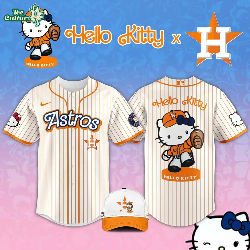 Houston Astros 2026 Hello Kitty Night Limited MLB Jersey Image
