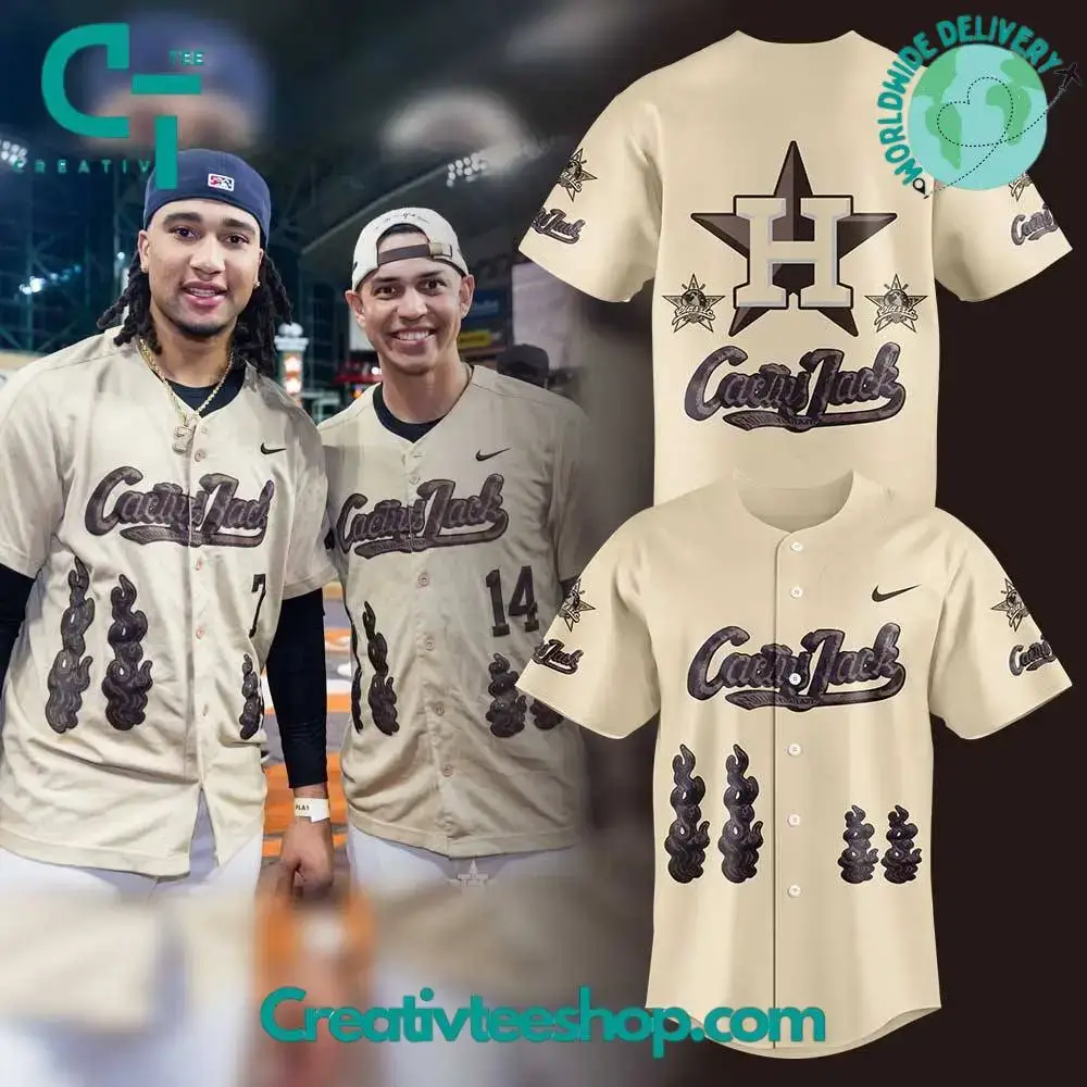 Houston Astros Cactus Jack Foundation Cream Jersey Image