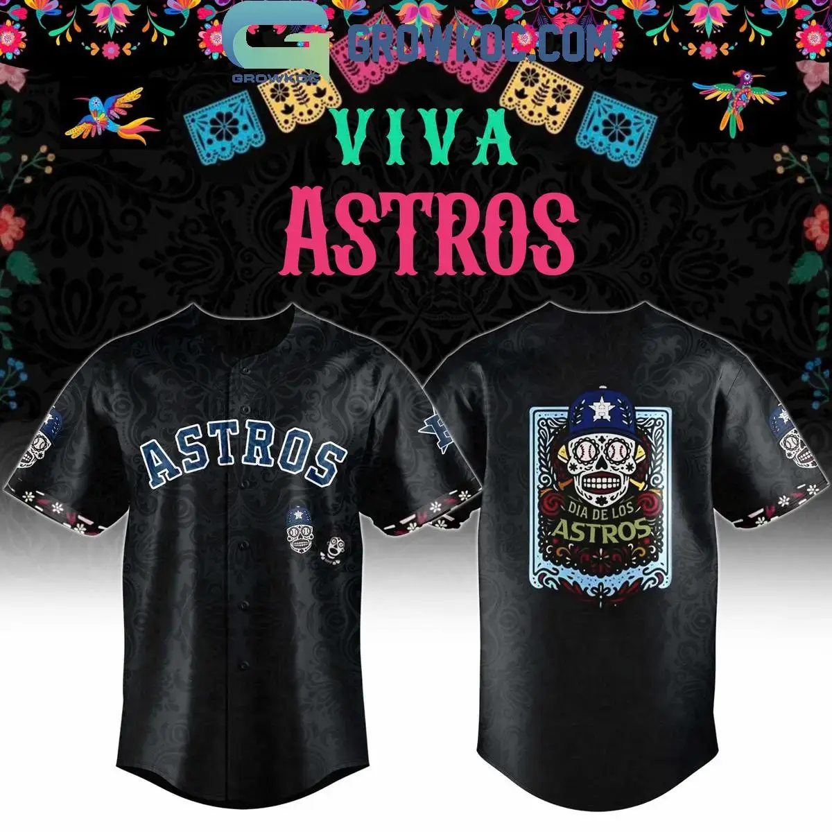 Houston Astros Dia De Los Astros Night 2025 Jersey Image