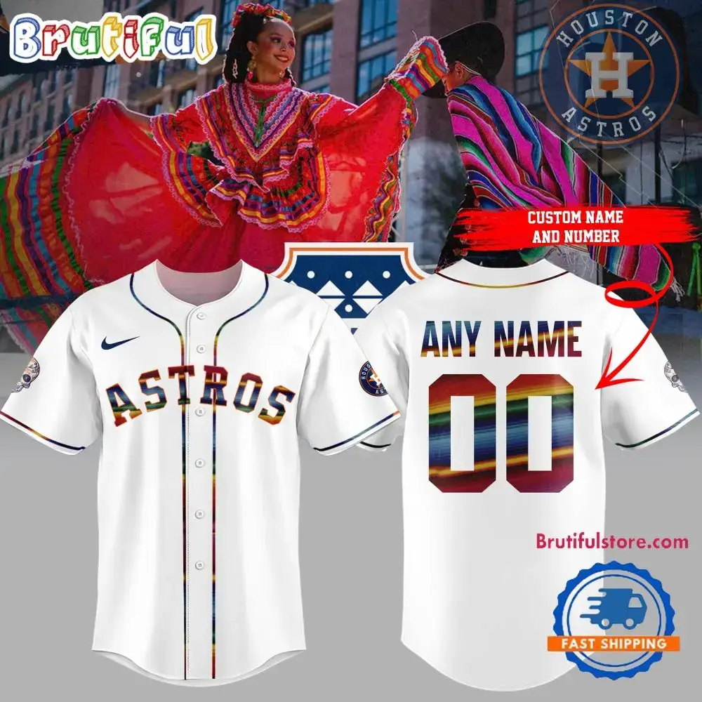 Houston Astros Hispanic Heritage Month 2024 Baseball Jersey Image