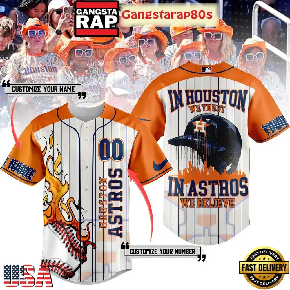 Houston Astros In Houston We Trust In Astros We Believe Baseball Jersey Shirt Image