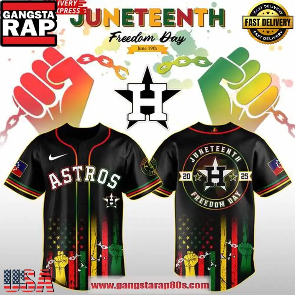 Houston Astros Juneteenth Day 2025 Special Baseball Jersey Shirt Image