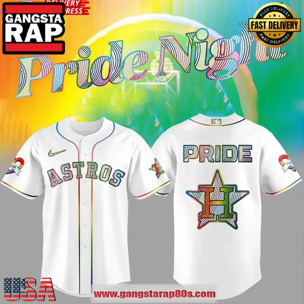 Houston Astros LGBTQ Pride Night 2025 Collection Baseball Jersey Shirt Image