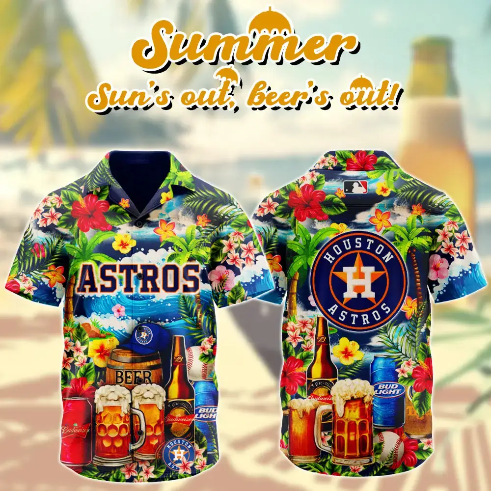Houston Astros Mlb Hawaiian Shirt Special Edition Custom Baseball Jersey Image