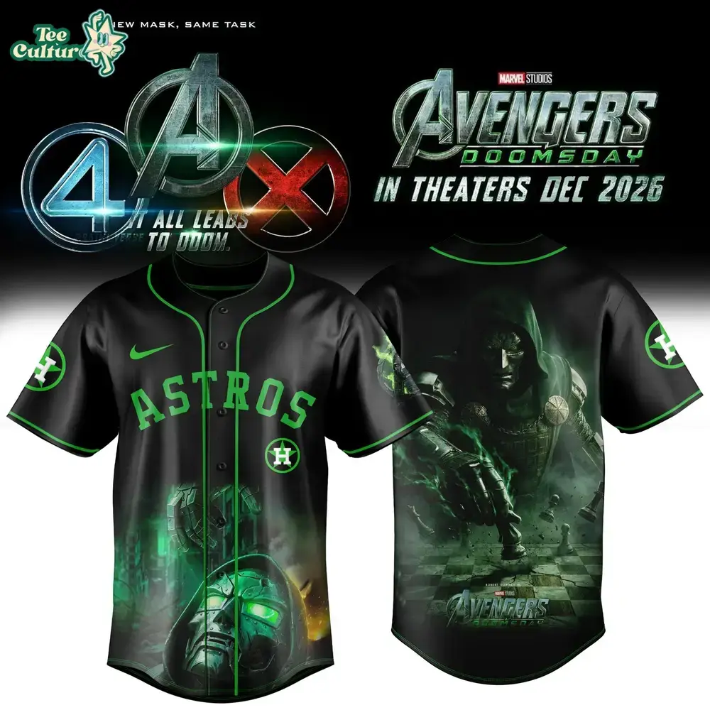 Houston Astros MLB x Avengers Doomsday 2026 Doctor Doom Limited Jersey Image
