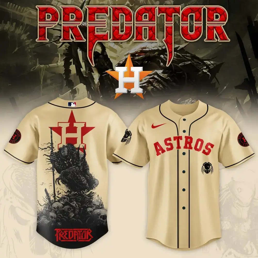 Houston Astros Mlb X Predator Custom Baseball Jersey Image