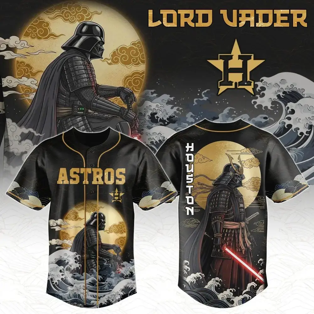 Houston Astros Mlb X Star War Japanese Style Custom Baseball Jersey Image