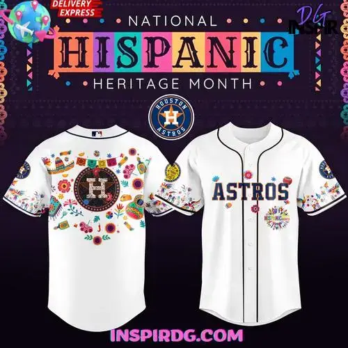Houston Astros National Hispanic Heritage Month 2025 Baseball Jersey Image