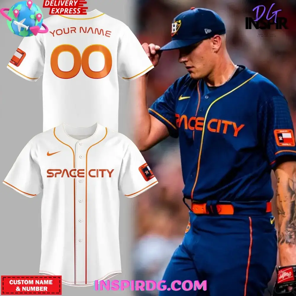 Houston Astros Space City 2024 White Baseball Jersey Image