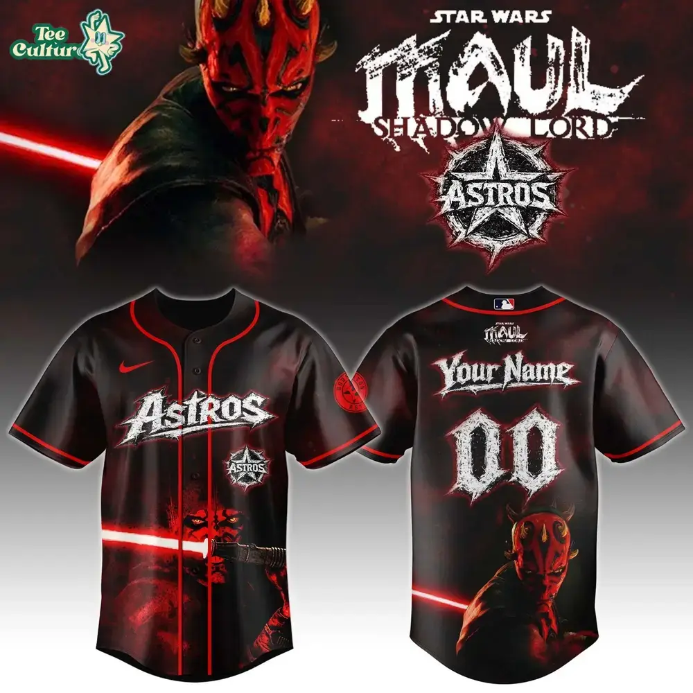 Houston Astros Special Maul Shadow Lord 2026 Exclusive Limited Edition Jersey Image