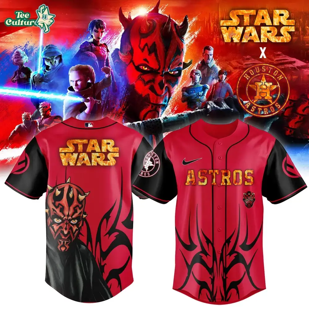 Houston Astros Star Wars Maul Shadow Lord 2026 Special Edition Jersey Version 2 Image