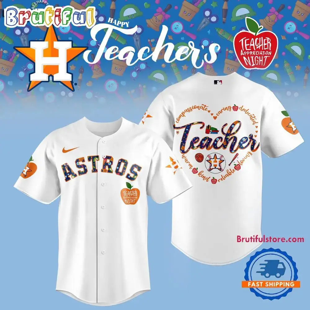 Houston Astros Teacher Appreciation Night 2025 Jersey Shirt Image