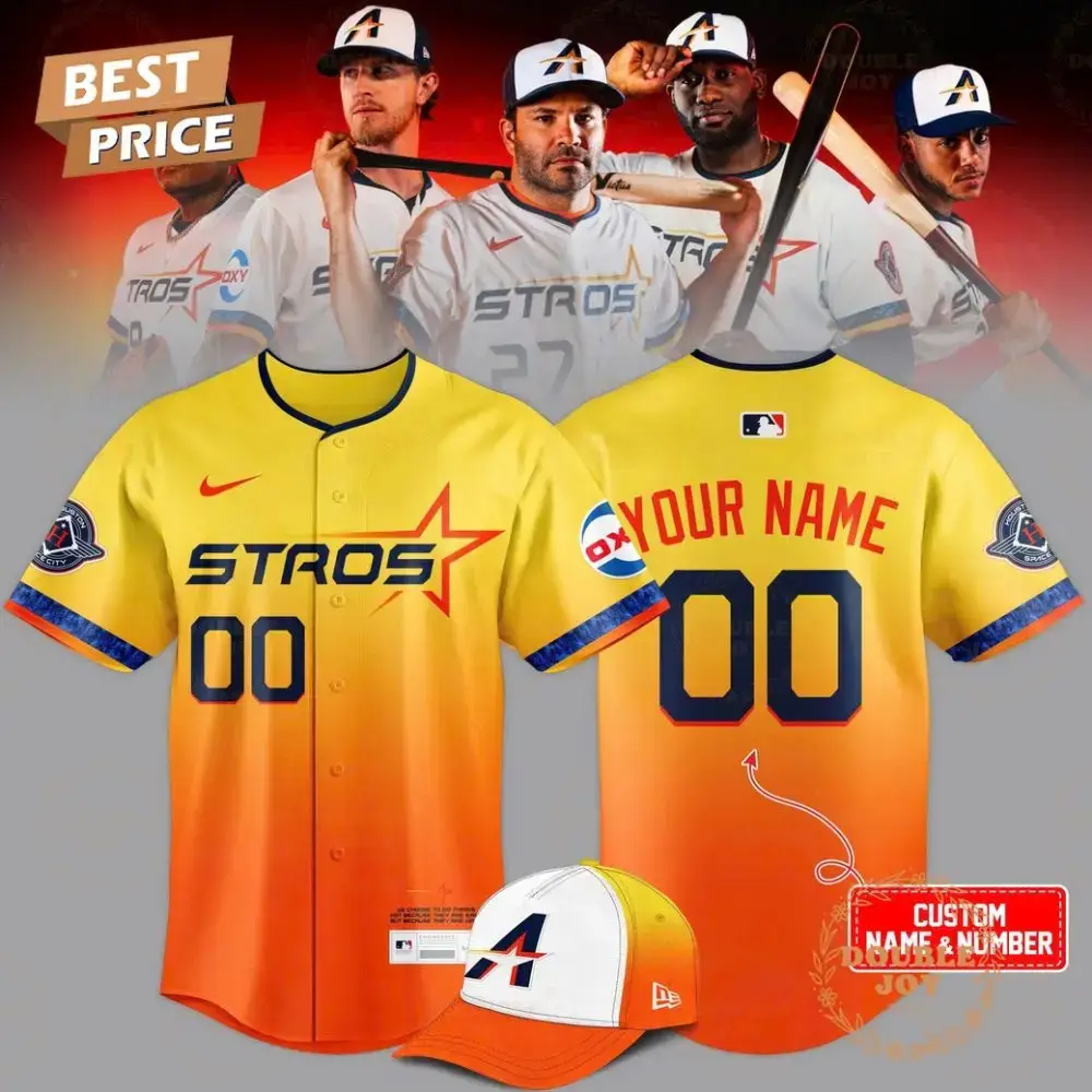 Houston Astros The Next Frontier 2025 Custom Name Limited Edition Baseball Jersey Image