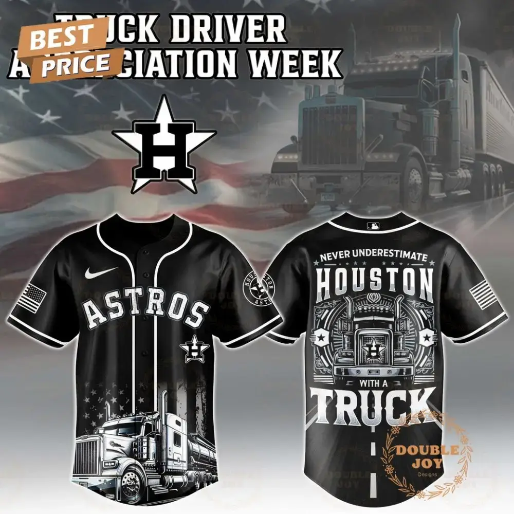 Houston Astros Truck Driver Appreciation Week 2025 Limited Edition Baseball Jersey Image