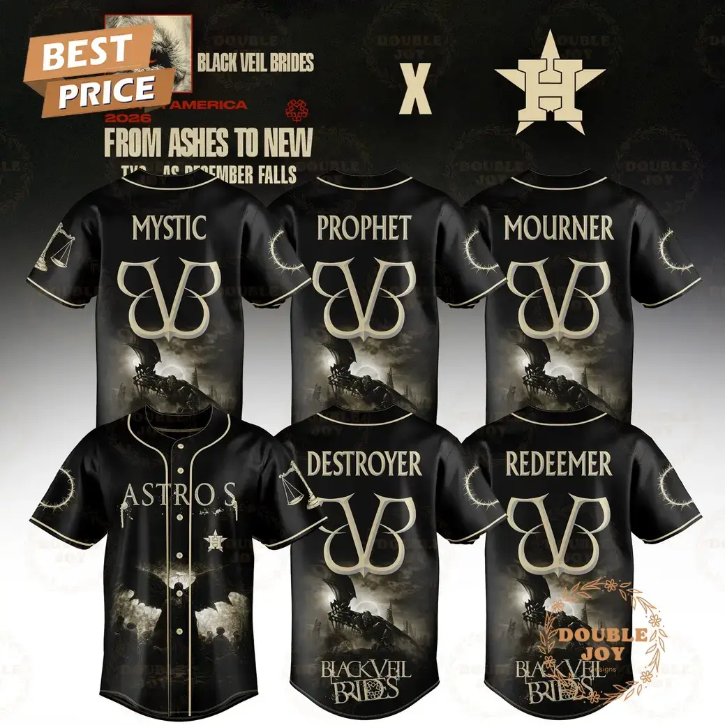 Houston Astros x Black Veil Brides Team 2026 Baseball Jersey Image