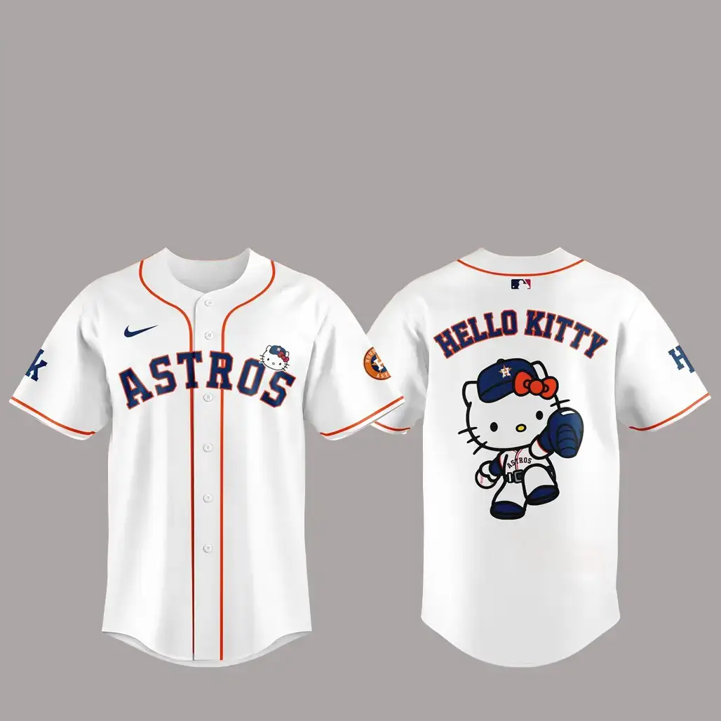 Houston Astros x Hello Kitty Night 2026 Baseball Jersey Image