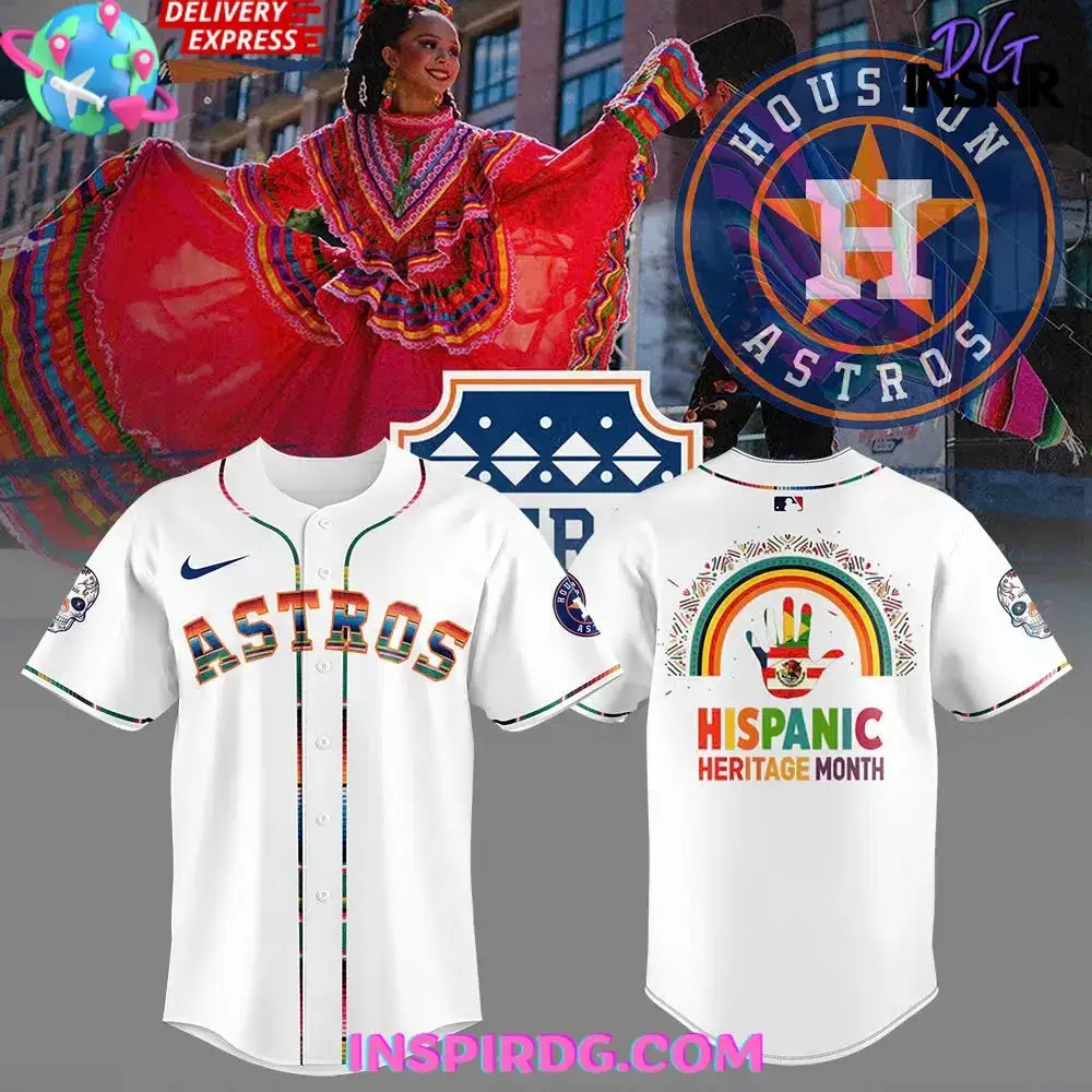 Houston Astros X Hispanic Heritage Month 2024 Baseball Jersey Image
