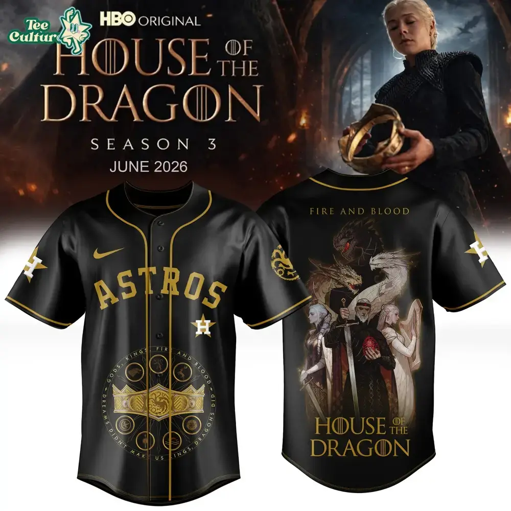Houston Astros x House of the Dragon Season 3 2026 Collector Jersey Image