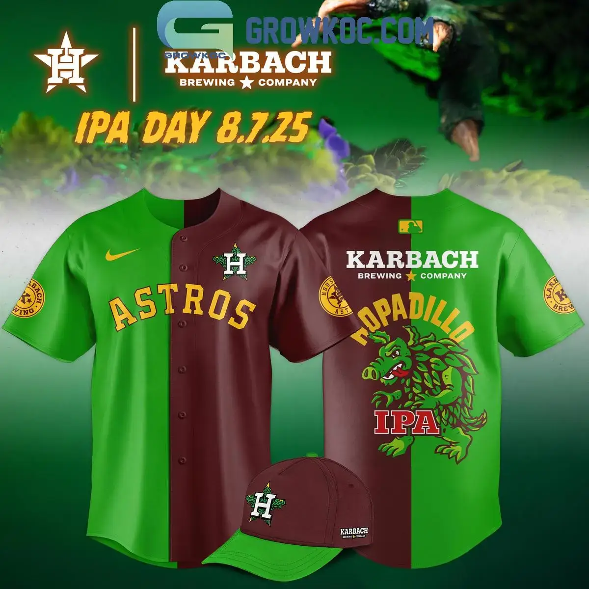 Houston Astros x Karback Hopadillo 2025 Jersey Image