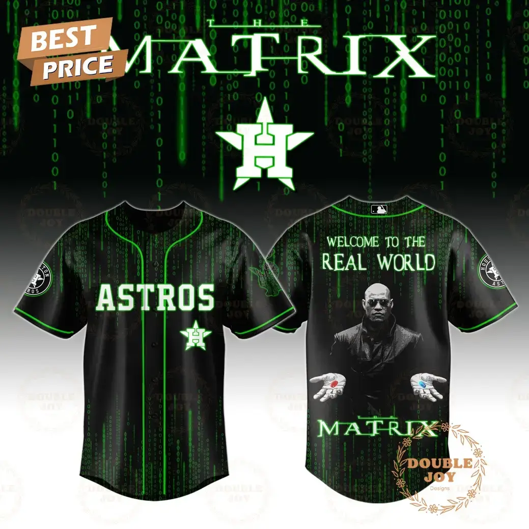 Houston Astros x Matrix "Welcome To The Real World" 2025 Special Edition Baseball Jersey Image