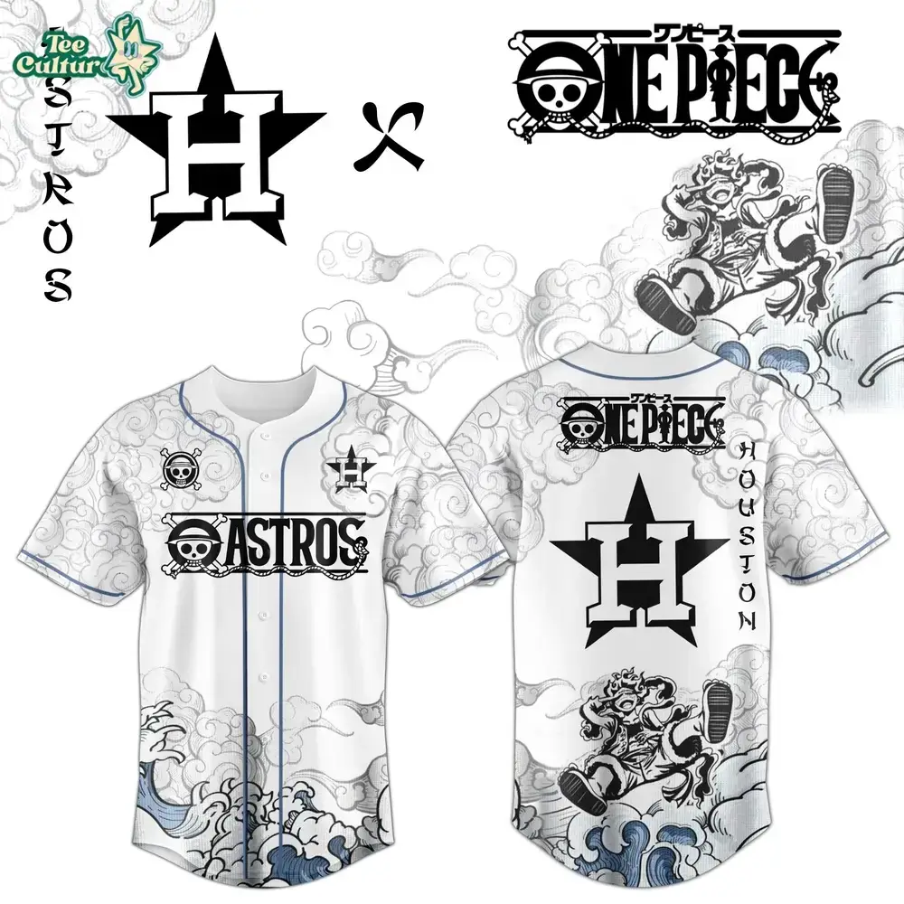 Houston Astros x One Piece Jersey 2026 Luffy Gear 5 Image