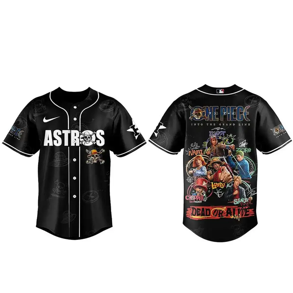 Houston Astros x One Piece Live Action 2026 Baseball Jersey Image